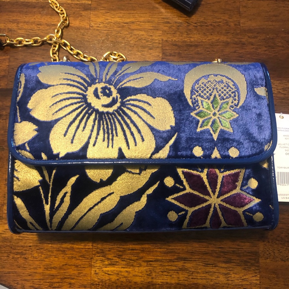Tory Burch Cosmic Floral Crossbody Bag - Picture 8 of 14